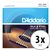 D'Addario EJ40 Silk & Steel - Lot De 3 thumbnail 1