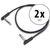 RockBoard Flat TRS Kabel 60 cm 2x Set thumbnail 1