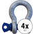 Litecraft Set da 4 Grilli Omega 3,25 t thumbnail 1