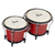 XDrum Bongos Club Weinrot  - Retoure (Zustand: gut) thumbnail 1