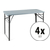 Stagecaptain BBT-119 GY Hirschgarten Beer Tent Table 119 cm Gray 4x Set thumbnail 1