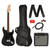 Paquete Squier Affinity Strat HSS Charcoal Frost Metallic thumbnail 1