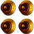 Gibson Top Hat Knobs Vintage Amber 4 pc. thumbnail 1