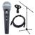 Pronomic DM-58-B Microphone Vocal Starter Set Micro, Câble XLR, Pince, Pied thumbnail 1