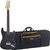 Rocktile Pro ST60-BK Guitare Électrique Tout Noire Set Avec Housse Souple thumbnail 1
