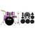 XDrum Semi 22" Standard Batería Satin Purple Sparkle Set + Amortiguadores thumbnail 1