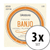D'Addario EJ63 Set de 3 Cordes pour Banjo Ténor thumbnail 1