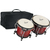 XDrum Bongos Pro Wijnrood SET incl. Bongotas thumbnail 1