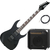 Ibanez GRG121DX-BKF Chitarra Elettrica Set AK20GR thumbnail 1
