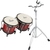 XDrum Bongos Pro Wijnrood Set incl. Standaard thumbnail 1