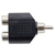 Pronomic AD-CF2MC Adapter 2x Cinch/RCA female / Cinch/RCA male thumbnail 1