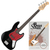Rocktile Pro JB-30BK 70's Deluxe E-Bass Black Set inkl. Schule thumbnail 1