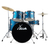 XDrum Semi 22" Standard Batterie Satin Blue Sparkle incl. École thumbnail 1