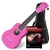 Classic Cantabile US-100 PK Sopraan Ukulele Roze Set incl. Tas + Leerboek thumbnail 1