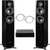 ELAC Solano FS 287.2 BK / QED / BC Acoustique EX-234 Ensemble Chaîne HiFi Stéréo thumbnail 1