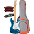 Fender Standard Stratocaster HSS Aqua Marine Metallic Set thumbnail 1