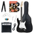 Pack Rocktile Banger's Set Guitares Électriques, 8 pièces Noir thumbnail 1