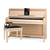 Classic Cantabile UP-1 LA Upright E-Piano Licht Eik Deluxe Set thumbnail 1