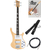 Rocktile Pro RB-400N Lumberjack Set de Bajo Eléctrico Natural thumbnail 1