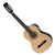 Classic Cantabile Acoustic Series AS-851-L Klassieke Gitaar 3/4 Voor Linkshandigen thumbnail 1