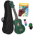 Cascha 3972 Pack Sopran Ukulélé Vert thumbnail 1
