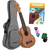 Cascha 2027 Premium Mahagoni Sopran Ukulele Bundle  - Retoure (Zustand: sehr gut) thumbnail 1