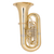 Miraphone Bb-Tuba Model 496 Hagen Messing thumbnail 1