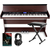 FunKey DP-88 II Digitalpiano braun Set mit Economy Keyboardbank, Kopfhörer und Klavierschule thumbnail 1