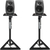 Genelec 8020D Set Stereo Con Stativi Antracite thumbnail 1