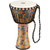 Meinl PADJ2-M-F Travel Series African Djembe 10" Kenyan Quilt thumbnail 1