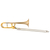 Lechgold QP-18GL Quartposaune Goldmessing  - Retoure (Zustand: sehr gut) thumbnail 1