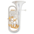 Lechgold EU-310SB euphonium verzilverd geborsteld thumbnail 1