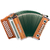 Alpenklang Harmonika "Mini" 3-rijig, G-C-F massief kersenhout thumbnail 1