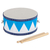 Classic Cantabile Kindertrommel 8" Wit-Blauw thumbnail 1