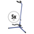 Classic Cantabile GS-30 BU Gitaarstandaards (lichtgewicht) Blauw 5x Set thumbnail 1