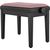 Classic Cantabile Banc De Piano Modell A Noir Mat Velours Rosé thumbnail 1