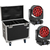 Eurolite Set 2x LED TMH-H380 Beam/Wash/Flowereffekt + Flightcase mit Rollen thumbnail 1