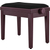 Classic Cantabile Banquette De Piano Modèle A Bois De Rose Velours Noir thumbnail 1