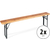 Stagecaptain BBB-180 Hirschgarten Bierzeltbank 177 cm Natur 2x Set thumbnail 1