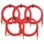 Pronomic Trendline INST-3R Cavo per Strumenti 3m rosso set da 5 thumbnail 1