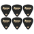 Ibanez PA14MSG-BK Grip Wizard Sand Médiators Médium - Pack De 6 thumbnail 1