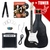 Pack Rocktile Banger's Set Guitares Électriques Noir incl. Ampli, Housse, Accordeur, Câble, Sangle, Cordes et Cours incl. CD/DVD thumbnail 1