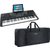 McGrey LK-6150 Clavier 61 Touches avec Touches Lumineuses et Set Sac MP3-Player thumbnail 1