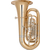 Miraphone Bb-Tuba Modèle 494 Hagen Laiton Doré thumbnail 1