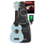 Classic Cantabile US-50 BL Set Ukulele Sopran Blu thumbnail 1