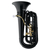 Classic Cantabile  KT-30BK MardiBrass Kunststoff Bb-Tuba Schwarz thumbnail 1