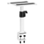Omnitronic TMO-2 Supporto Monitor Bianco thumbnail 1