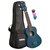 Cascha HH 2266L Premium Mahonie Sopraan-Ukulele Set Blauw - L thumbnail 1