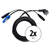 Pronomic Stage EUPPX-2.5 Cavo Ibrido Euro/Powerplug/XLR Set da 2 thumbnail 1