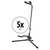 Classic Cantabile GS-30 BK Soporte para Guitarras (ligero) Negro Set de 5 thumbnail 1